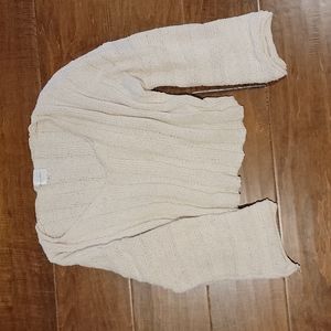 Cream knit sweater